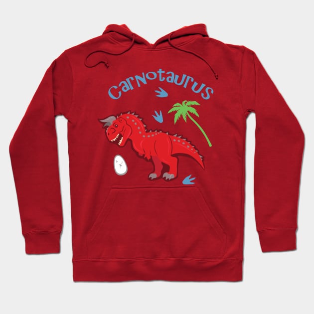 Cute Carnotaurus Hoodie by SakuraDragon